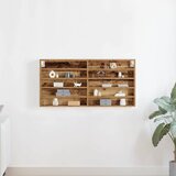  Ormar za izlaganje s policom Zidne Staro drvo 100 x 8,5 x 50 cm | shoptok.hr