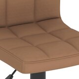  Barski stolci od tkanine 2 kom smeđi | Eponuda.com
