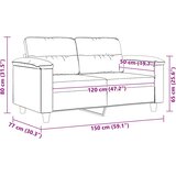  Dvosjed Bež 120 cm od mikrovlakana | shoptok.hr