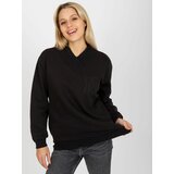 Fashion Hunters Women's sweatshirt black Cene