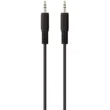 Belkin F3Y111bf2M-P klinker avdio priključni kabel [1x 3\,5 mm banana moški konektor - 1x 3\,5 mm banana moški konektor] 2.00 m črna pozlačeni konektorji, (20431782)