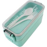 VERKGROUP Prenosna lunch box posoda za hrano 750ML + pribor zelena, (21226811) | Shoptok.si
