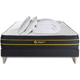 SLEEPFIT Celoten paket za posteljo - Vzmetnica 140x200 cm + Vzmetni boksi z letvami (komplet) + 2 vzglavnika + odeja - Ultra, (21613323) | Shoptok.si
