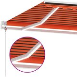 Automatska tenda sa senzorom LED 600 x 300 cm narančasto-smeđa | shoptok.hr