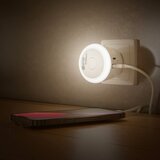 Prio Fast Charge Zidni punjač 20 W PD (USB C) + QC 3.0 (USB A) Noćno svjetlo bijelo | shoptok.hr