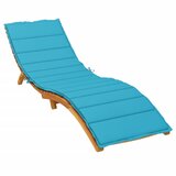  Jastuk za ležaljku za sunčanje tirkizni od tkanine Oxford Tirkizna 200 x 70 x 4 cm | Shoptok.si