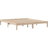 vidaXL Krevet s regalom za knjige bez madraca 180x200 cm od borovine | shoptok.hr