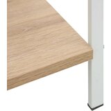 Police za knjige s 3 razine boja hrasta 60x27 6x90 5 cm iverica | shoptok.hr