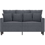  Dvosjed tamnosivi 120 cm baršunasti | shoptok.hr