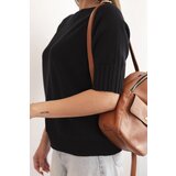 Kesi Włoski Women's short-sleeve viscose sweater black | shoptok.hr