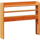 vidaXL Okvir kreveta s uzglavljem voštano smeđi 75x190 cm od borovine | shoptok.hr