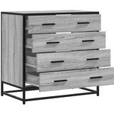 vidaXL Predalnik siva sonoma 70x41x70 cm inženirski les | Shoptok.si