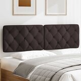  Jastuk za uzglavlje tamnosmeđi 160 cm od tkanine | shoptok.hr