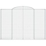  Lučne gabionske košare 5 kom 300x30x200/220cm pocinčano željezo | shoptok.hr