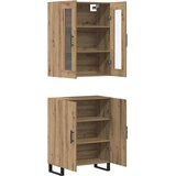  Highboard 2 pcs hrast artisan Konstruirano drvo | shoptok.hr