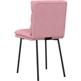  Jedilni stoli 2 kosa roza žamet, (21822431) | Shoptok.si
