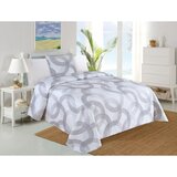 My House Bijeli/sivi prošiven set navlake za poplun i jastučnice 140x220 cm Circulo – | shoptok.hr