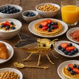 Smania BeeJar™ dizajn posude za med u obliku pčele sa kašičicom | Eponuda.com