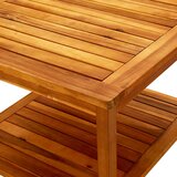  Stolić za kavu 60 x 60 x 45 cm od masivnog bagremovog drva | shoptok.hr