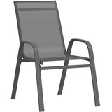  5-dijelni vrtni blagovaonski set sivo-crni | shoptok.hr