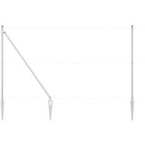  Stupovi ograde s špajom 52 kom Ø32 mm 180 cm Galvanizirani čelik | shoptok.hr