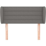  Vzglavje z ušesi temno sivo 103x23x78/88 cm blago, (20793837) | Shoptok.si