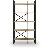 Marckeric Biblioteka u dekoru hrasta u prirodnoj boji 87,5x175 cm Ara – Cijene