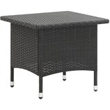  Čajni stolić crni 50 x 50 x 47 cm od poliratana | Eponuda.com