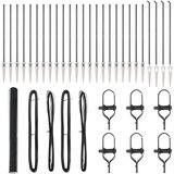 vidaXL Šesterokotna ograja Siva 1.6x50 m Jeklo, Ograjni stebri s konico 13 pcs Ø32 mm 180 cm Galvanizirano jeklo | Shoptok.si
