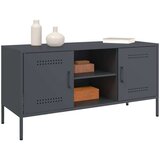 vidaXL TV omarica antracitna 100,5x39x50,5 cm jeklo | Shoptok.si