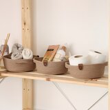 Wallity set 3 korpe za odlaganje Bež | ePonuda.com