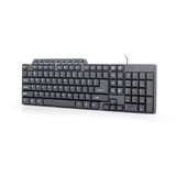  GEMBIRD, KB-UM-104, Compact multimedia keyboard, USB, US layout, black | Eponuda.ba