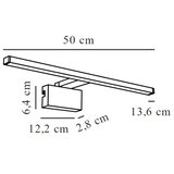 Nordlux LED kupatilsko osvetljenje za ogledala MARLEE LED/8,9W/230V IP44 50 cm hrom | Eponuda.com