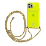  Summer silikonski ovitek z vrvico za iPhone 12 Mini - limeta | Shoptok.si