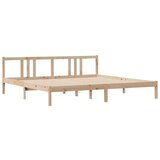  Okvir kreveta bez madraca 200 x 200 cm od masivne borovine | shoptok.hr