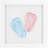 Dooky Crystal Memories DeLuxe 3D Frame Handprint & Footprint set za odtis dojenčkovih dlani in stopal 1 kos | Shoptok.si