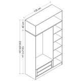 Hanah home ormar minar 255 dore 506MNR2422 | ePonuda.com
