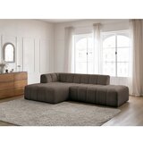 Bobochic Paris Smeđa kutna garnitura od bouclé tkanine (s lijevim kutom/s ležaljkom) Annecy – | shoptok.hr