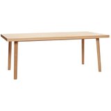 Hübsch Blagovaonski stol od punog hrasta u prirodnoj boji 100x200 cm Herringbone – | shoptok.hr
