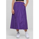 Urban Classics Women's Ripstop Parachute Midi Skirt Purple | shoptok.hr
