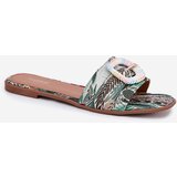 Boto Flat Ladies Sandals With Decorative Buckle Multicolor Clariola | Shoptok.si
