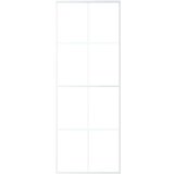  Klizna vrata od stakla ESG i aluminija 76 x 205 cm bijela | shoptok.hr