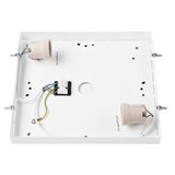  plafonsko svetlo natural square 2xE27/15W/230V 31x31 cm borovina/crna | Eponuda.com