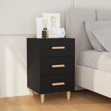vidaXL noćni ormarić crni 40 x 40 x 66 cm od konstruiranog drva Cijene