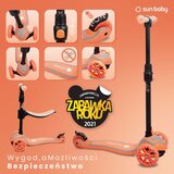  Romobil za ravnotežu na 3 kotača 3u1 rozi | shoptok.hr