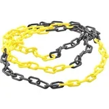 plastični lanac 6mm-crno žuti