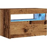 TV ormarić s LED svjetlima staro drvo 60x35x40 cm | shoptok.hr