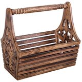 Antic Line stojalo za revije iz mangovega lesa Porte, 30,5 x 21 cm | Shoptok.si