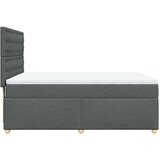  Krevet s oprugama i madracem tamnosivi 140x190 cm od tkanine | shoptok.hr