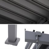 Gardenson Pergola Origin, Antracit, 3x6m | Shoptok.si